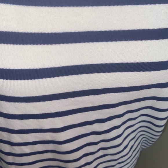EUC Old Navy Cream & Navy Blue Stripe Dress - Picture 6 of 7
